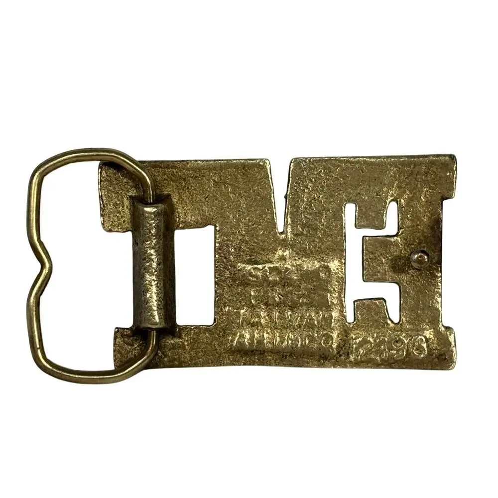 EMT Brass Vintage Belt Buckle Emergency Medical Technician